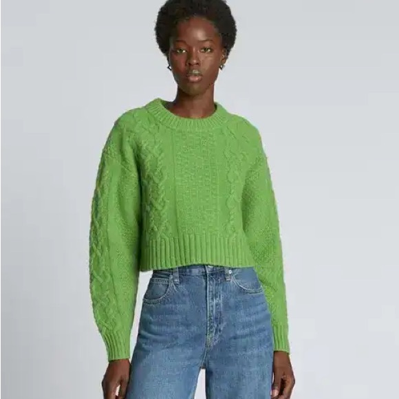 Everlane Sweaters - Everlane Merino Cropped Cable Sweater